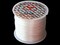 196 Feet Stretchy Cord 0.8mm White Elastic Thread 60 Meters per roll of String bH3